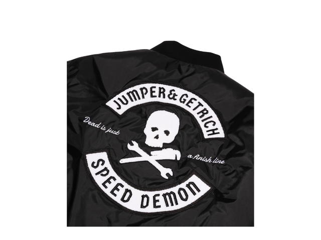 Getricheasy Getricheasy x JUMPER Motor Garage Bomber Jacket Black - view 5
