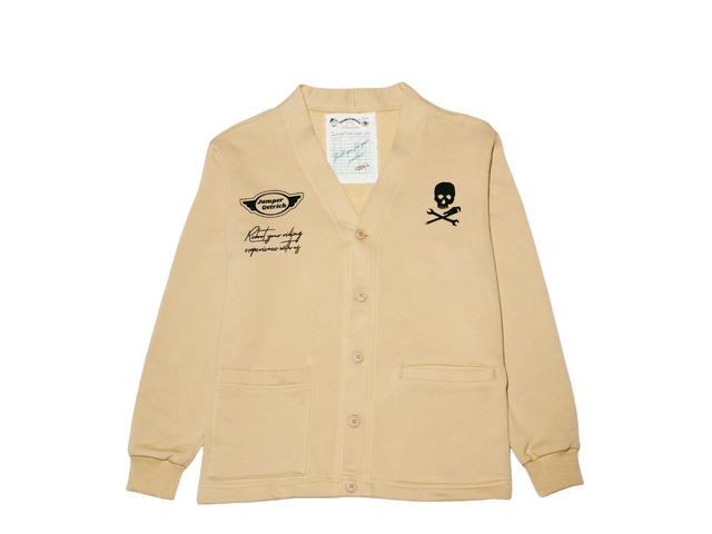 Getricheasy Getricheasy x JUMPER Motor Garage Cardigan Camel Beige - view 1