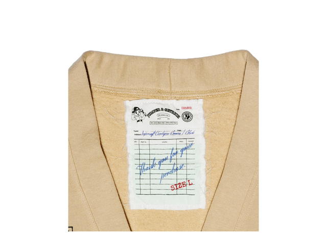 Getricheasy Getricheasy x JUMPER Motor Garage Cardigan Camel Beige - view 3
