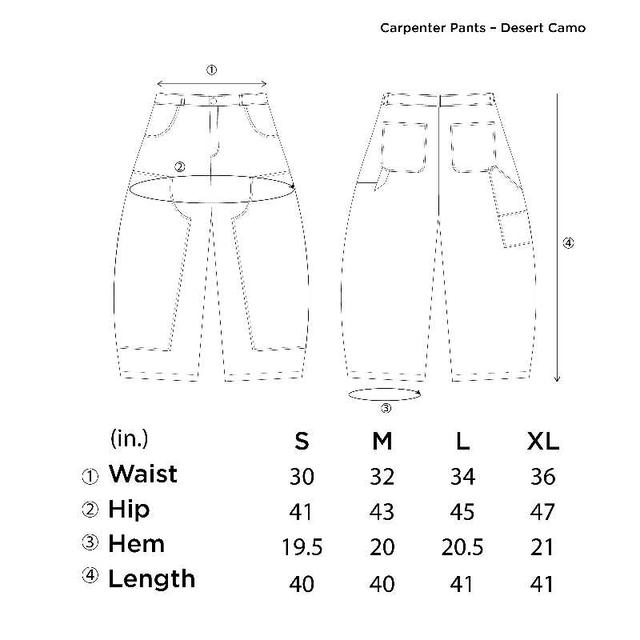 Getricheasy Getricheasy Carpenter Pants Desert Camo - view 7