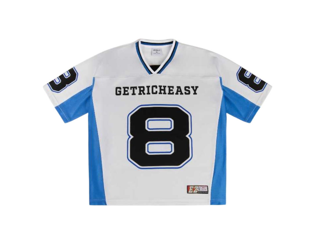 Getricheasy Getricheasy EZ Team Jersey Grey Blue