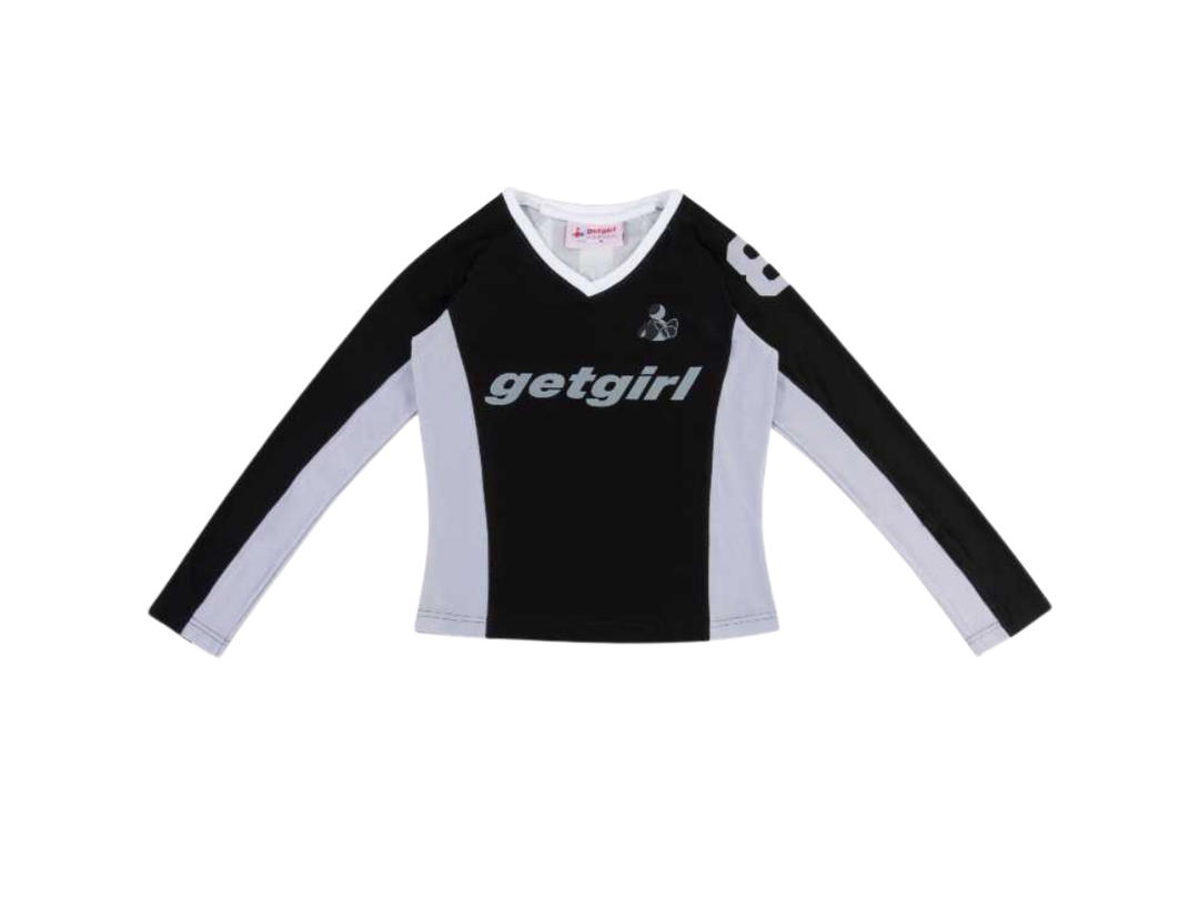 Getricheasy Getricheasy Get Girl Jersey Black Grey