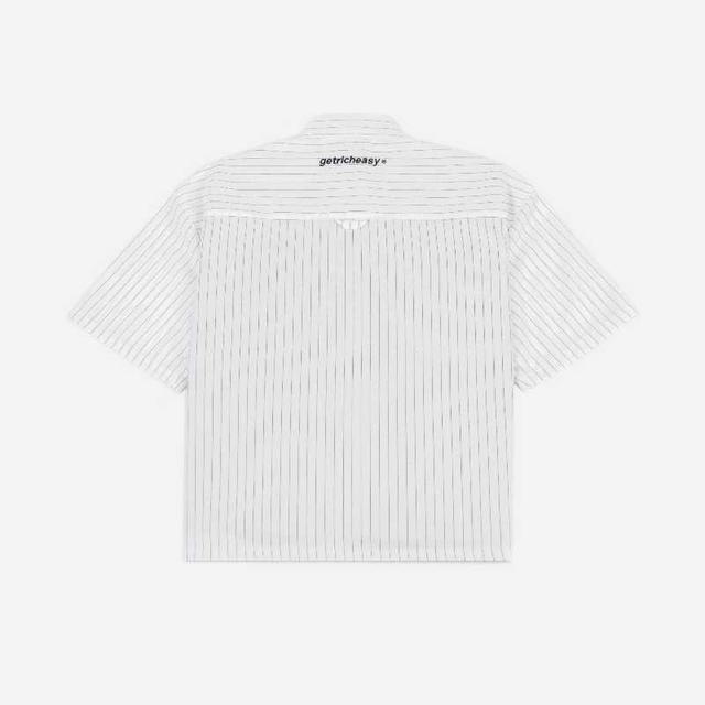 Getricheasy Getricheasy Green Flag Short Sleeve Shirt Off White - view 3
