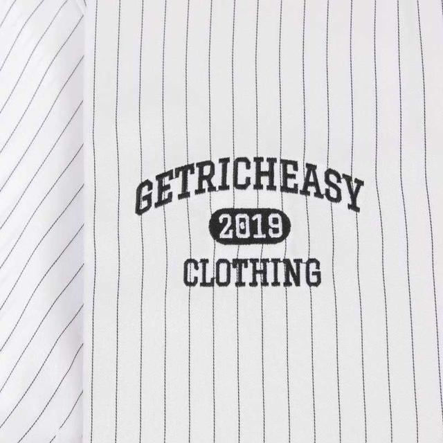 Getricheasy Getricheasy Green Flag Short Sleeve Shirt Off White - view 4