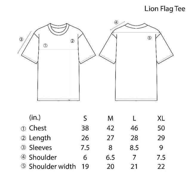 Getricheasy Getricheasy Lion Flag Tee - view 5