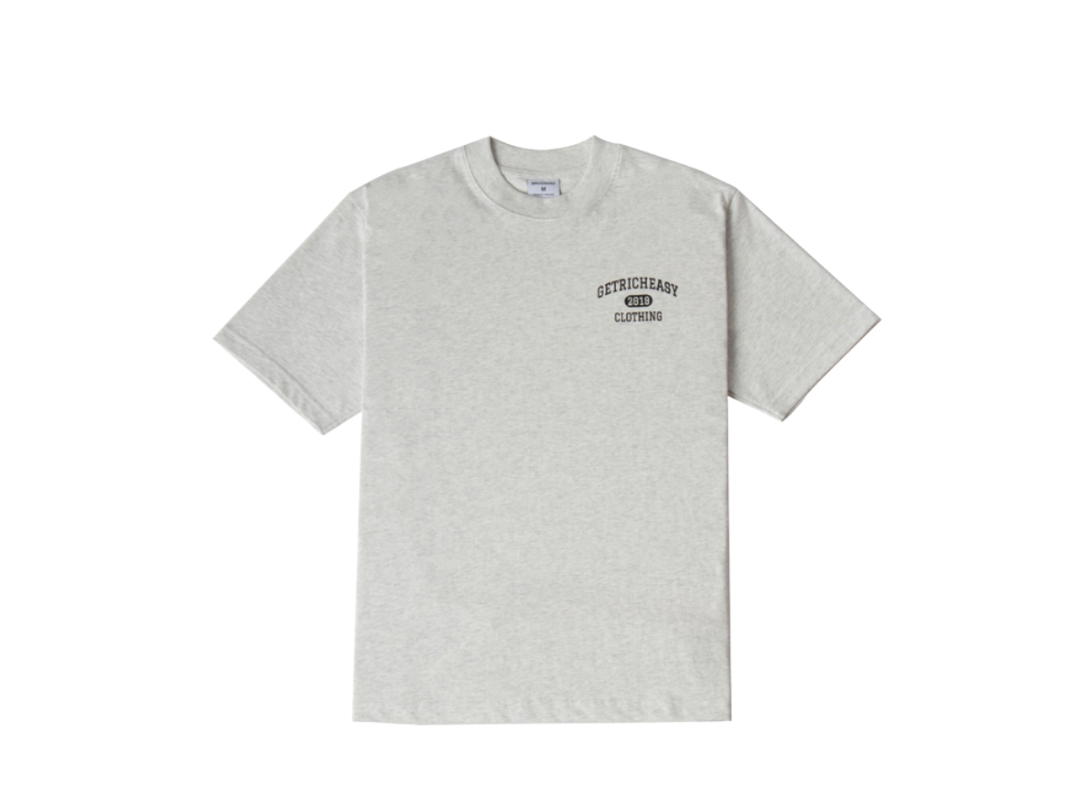 Getricheasy Getricheasy Many Logos Tee Top Dye Grey