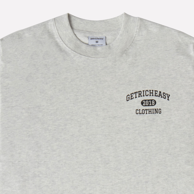 Getricheasy Getricheasy Many Logos Tee Top Dye Grey - view 3