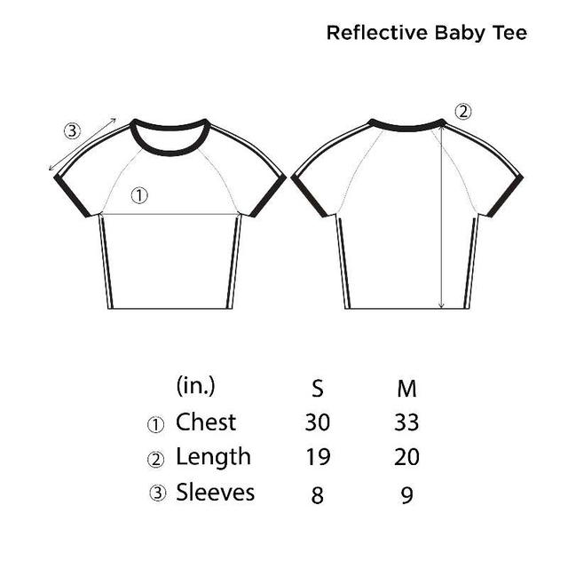Getricheasy Getricheasy Reflective Baby Tee - view 5