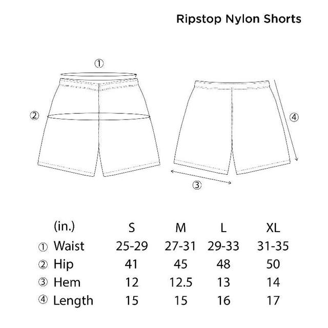 Getricheasy Getricheasy Ripstop Nylon shorts Black - view 4