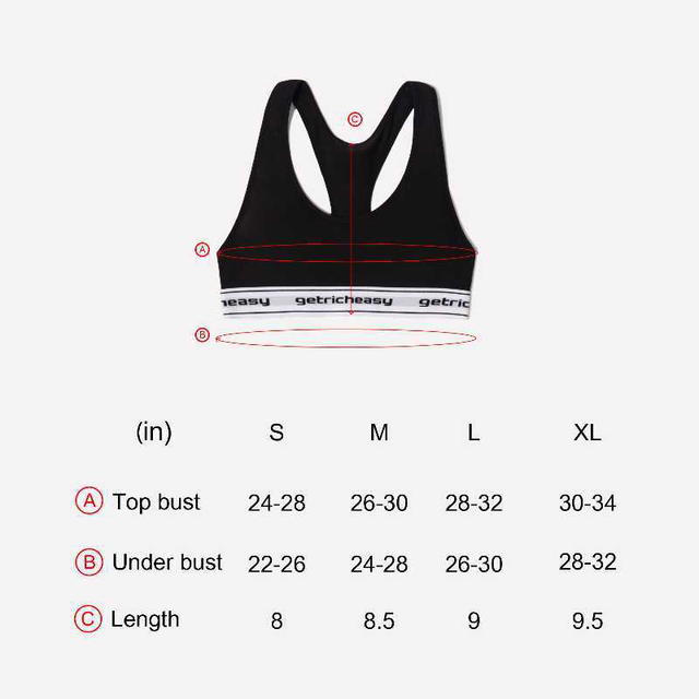 Getricheasy Women's Classic Sports bra Black - view 2