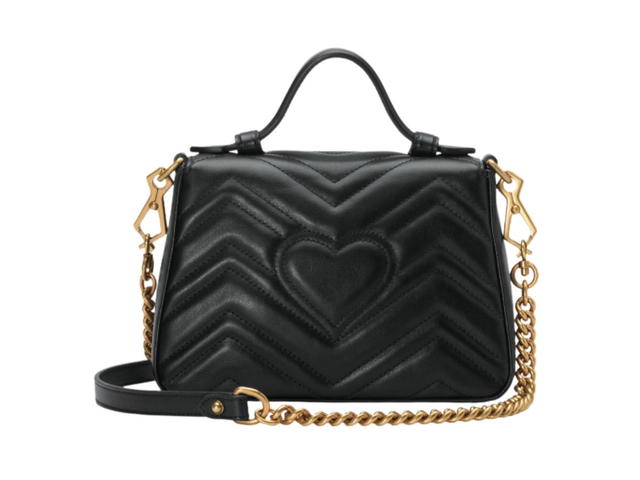 Gucci Gucci GG Marmont Mini Top Handle Bag - view 3