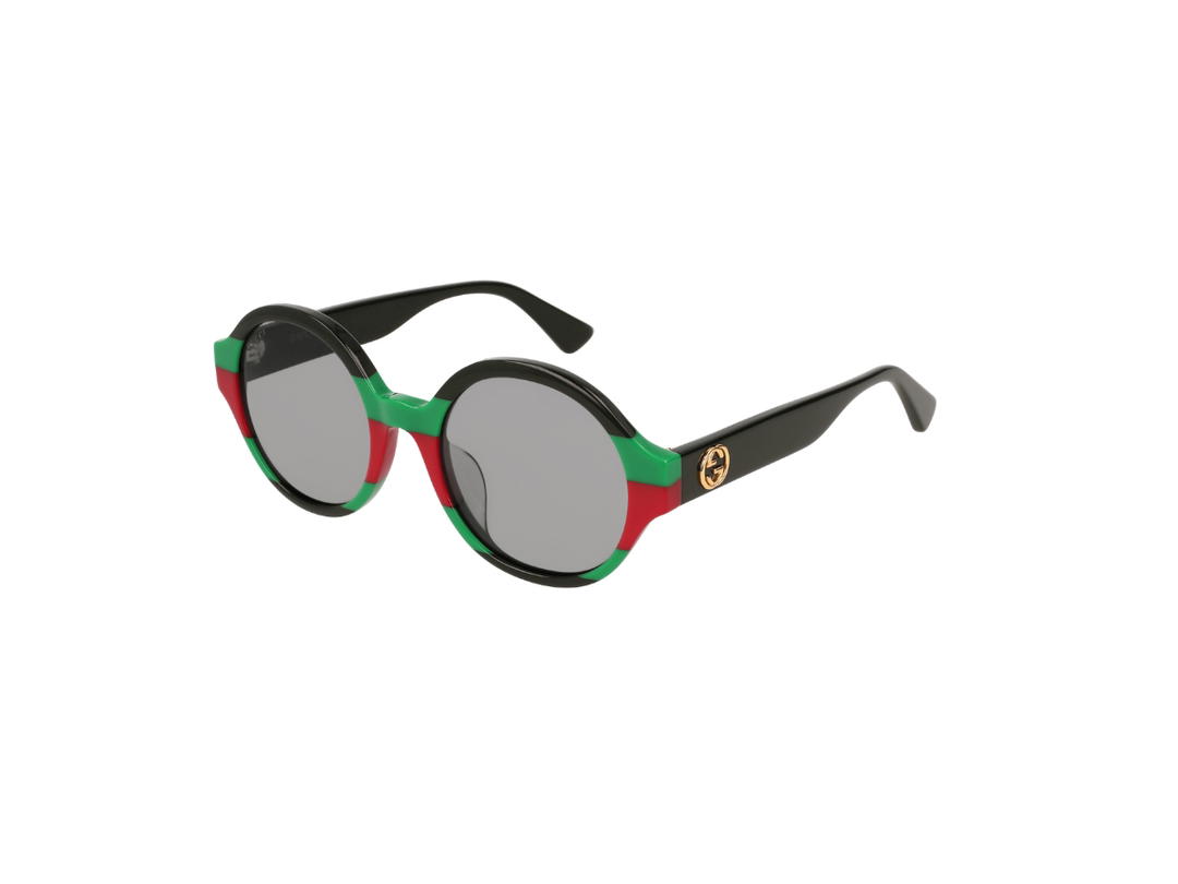 Gucci Gucci Round Sunglasses Black Green Red