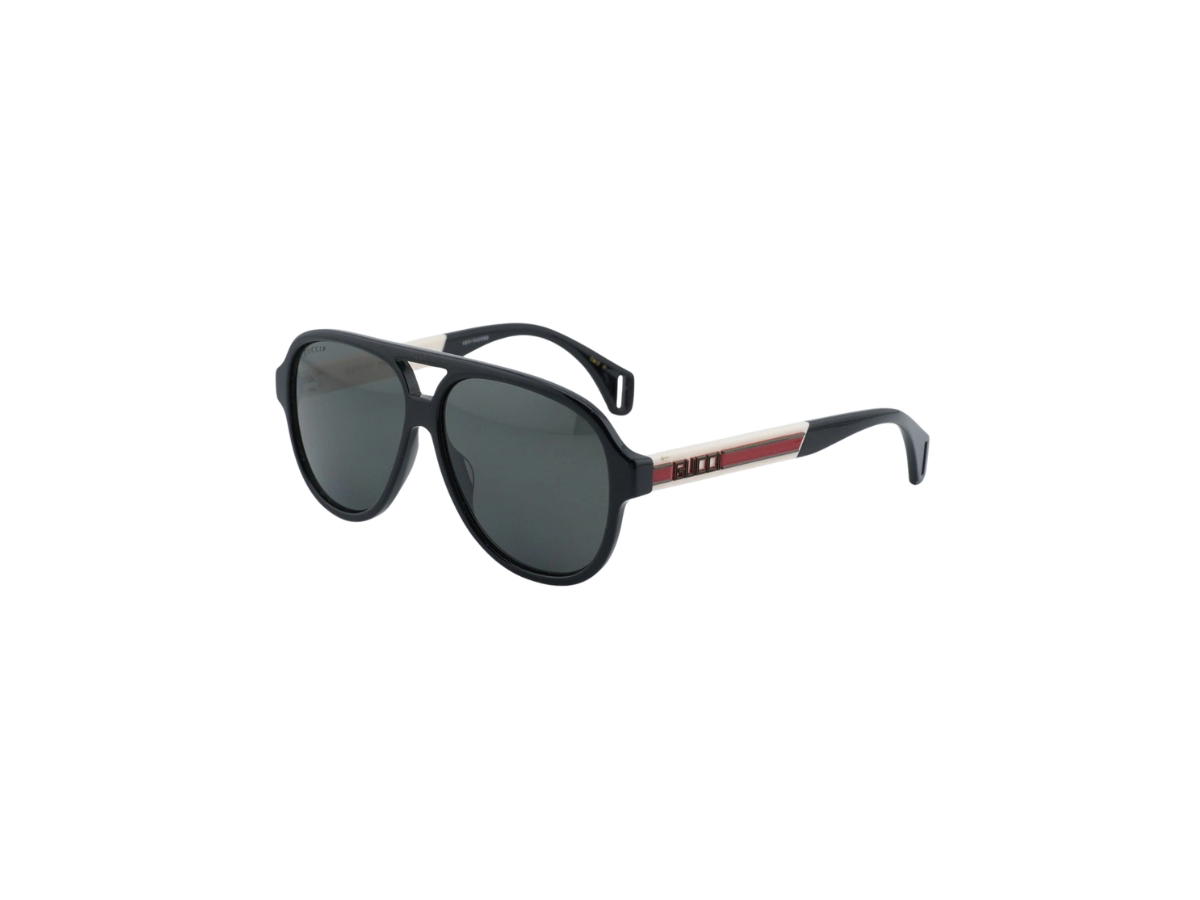 Gucci Gucci GG0463S Sunglasses Black Grey Red