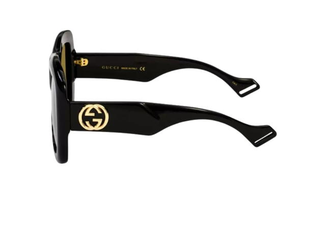 Gucci Gucci Sunglasses In Plastic Acetate With Brown Lens Black Square - view 4