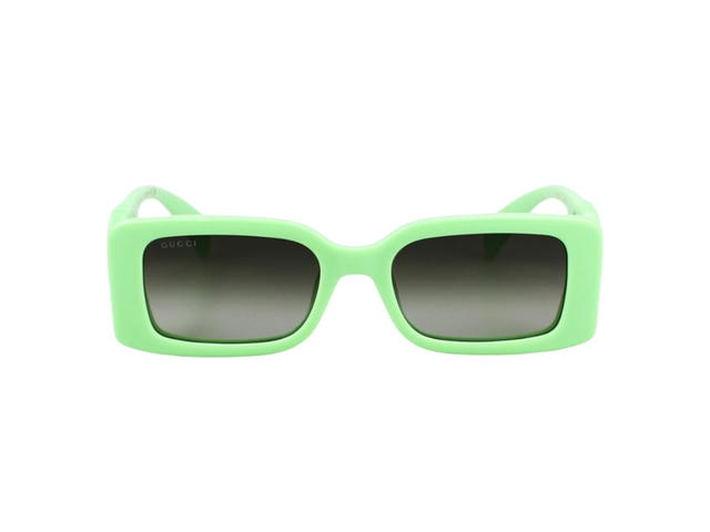 Gucci Gucci GG1325S-004-54 Sunglasses In Green Plastic Frame With Grey Lenses - view 2