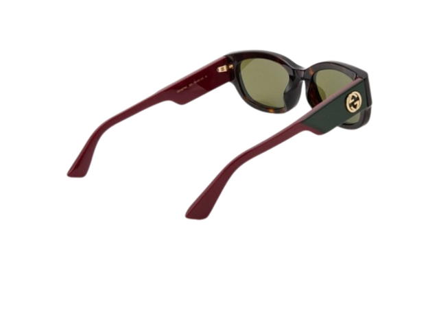 Gucci Gucci GG Logo Sunglasses Havana Lens Green - view 3