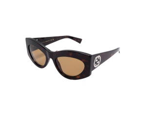 Buy Gucci Cat Eye-Frame Sunglasses Havana Brown at Sasom – Authentic and Ready to Ship