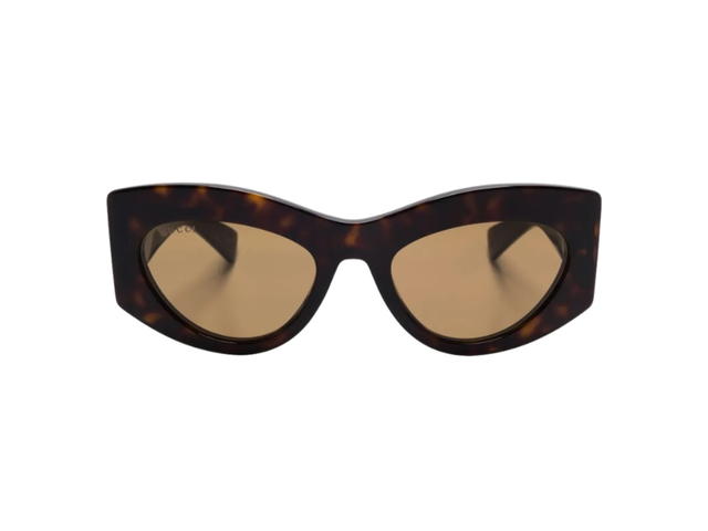 Gucci Gucci Cat Eye-Frame Sunglasses Havana Brown - view 2