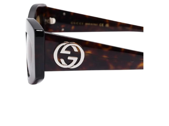 Gucci Gucci Cat Eye-Frame Sunglasses Havana Brown - view 3