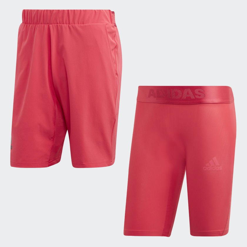 adidas adidas 2 In 1 Tennis Shorts HEAT.RDY Pink