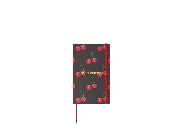 Louis Vuitton Louis Vuitton x Takashi Murakami Jane Notebook MM Cherry Print Brown - view 1