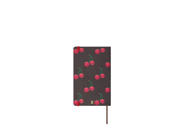 Louis Vuitton Louis Vuitton x Takashi Murakami Jane Notebook MM Cherry Print Brown - view 3