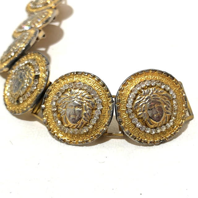 Gianni Versace GIANNI VERSACE Medusa Rhinestone Bracelet - view 2