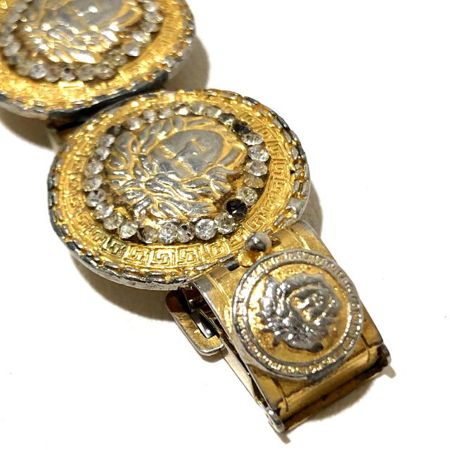 Gianni Versace GIANNI VERSACE Medusa Rhinestone Bracelet - view 4