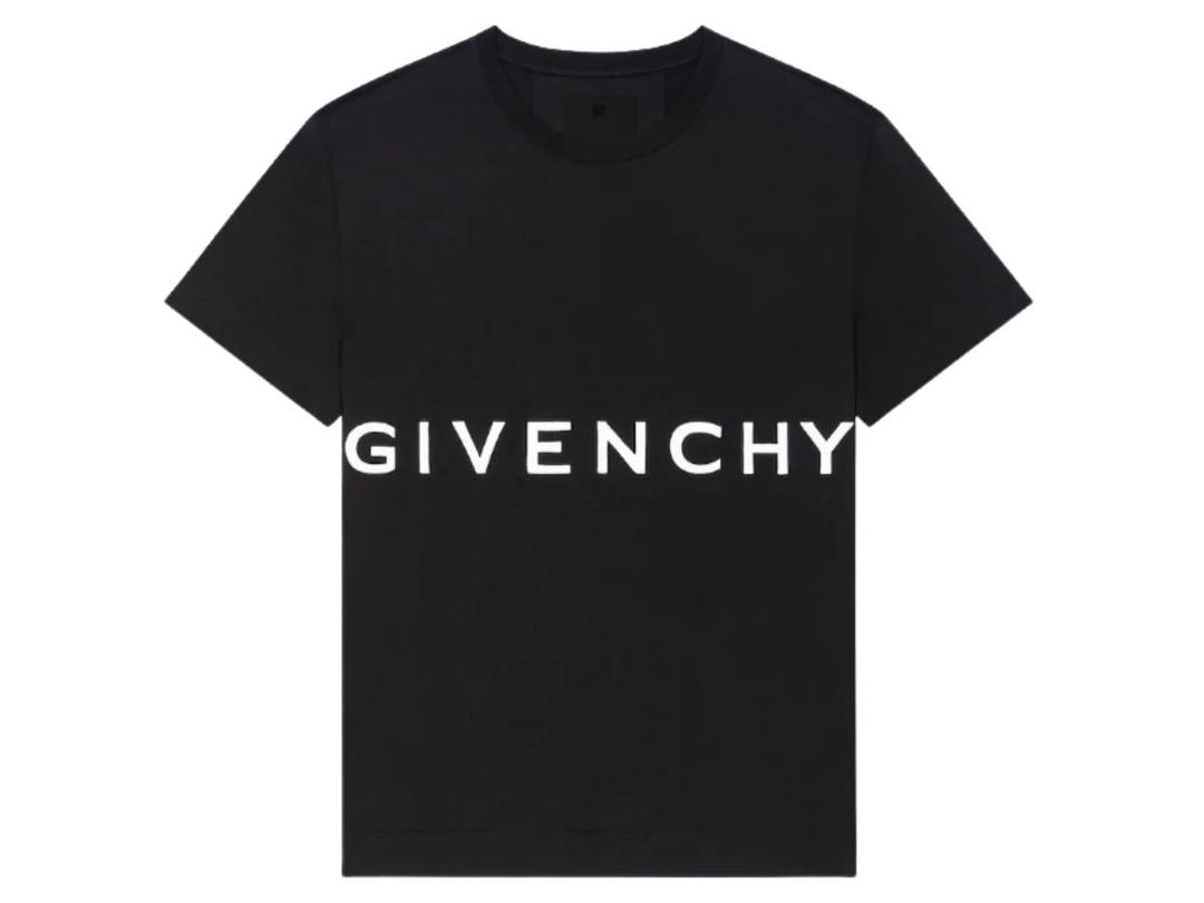 Givenchy Givenchy 4G Embroidered Oversized T-Shirt Black