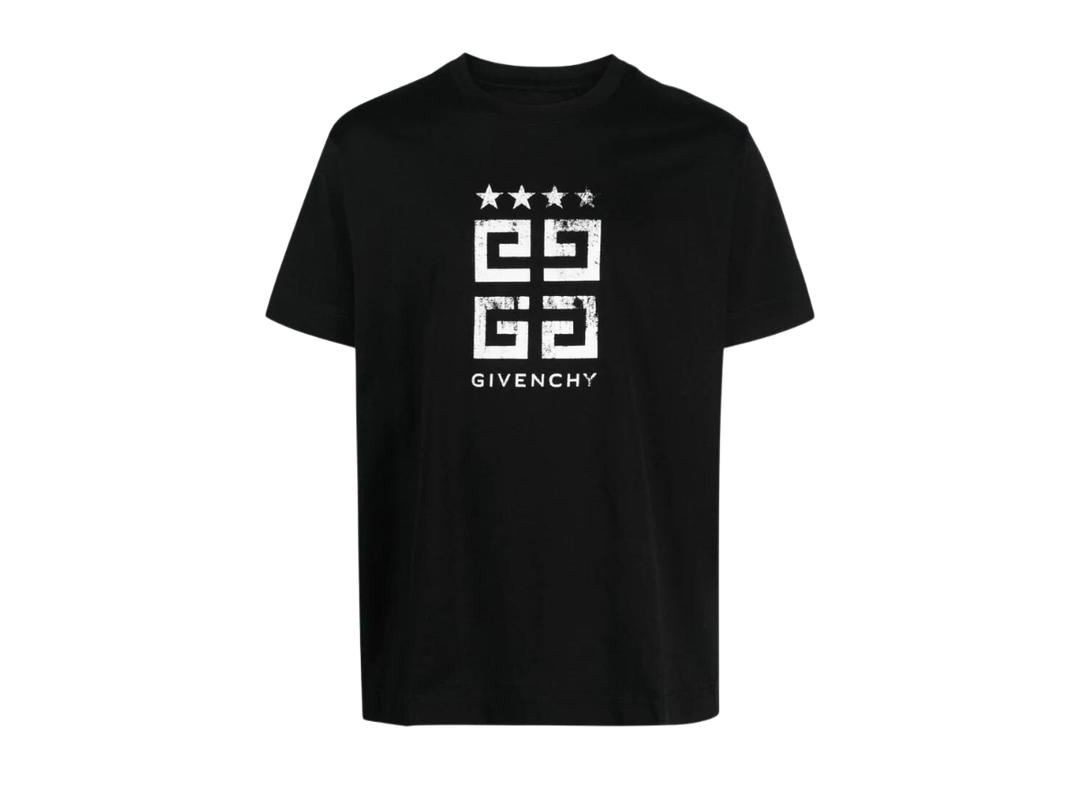Givenchy Givenchy 4G Logo T-Shirt With Logo Black
