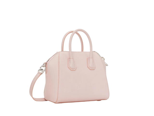 Givenchy Givenchy Antigona Bag Mini In Grained Calfskin With Silve-tone Hardware Light Pink - view 2
