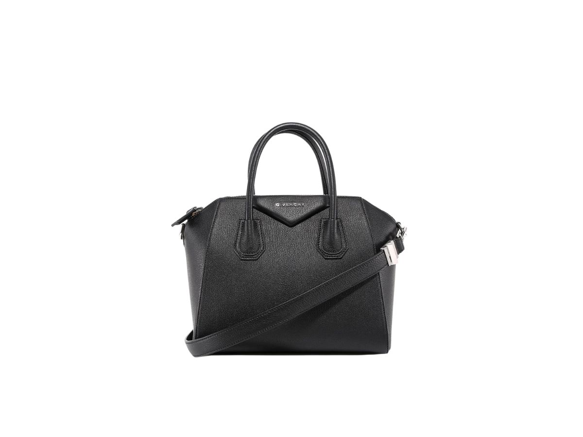 Givenchy Givenchy Antigona Small Tote Bag In Goatskin Leather Black