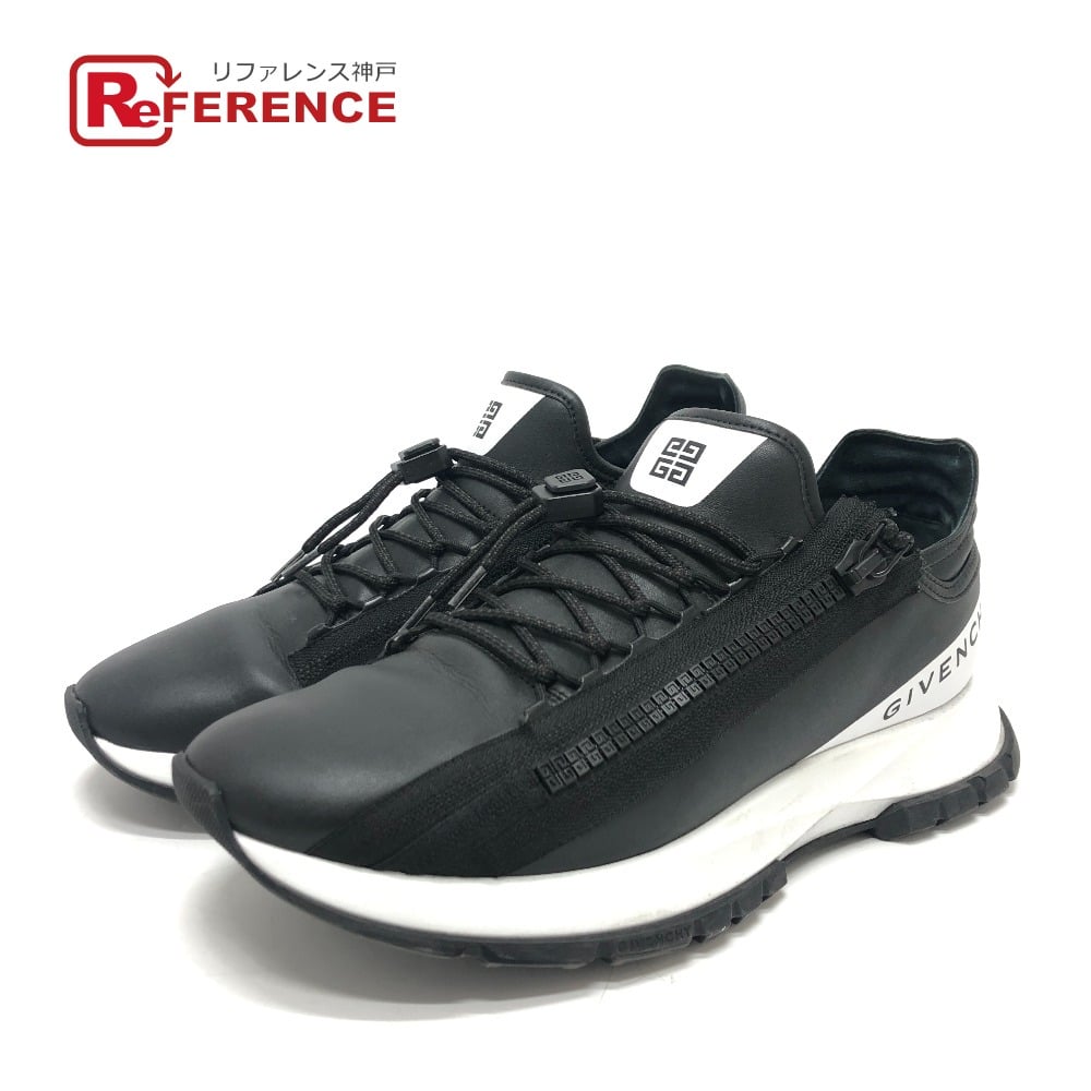 Givenchy GIVENCHY BH00AFH1R５ Specter Drawstring Low cut sneakers Leather Black/White