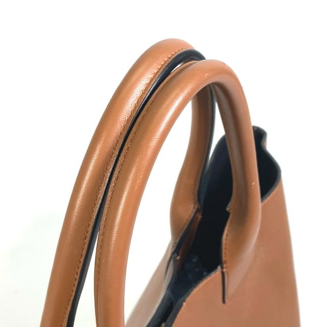 Givenchy GIVENCHY Bicolor Shoulder Bag Tote Bag Hand Bag Leather Brown x Black - view 4