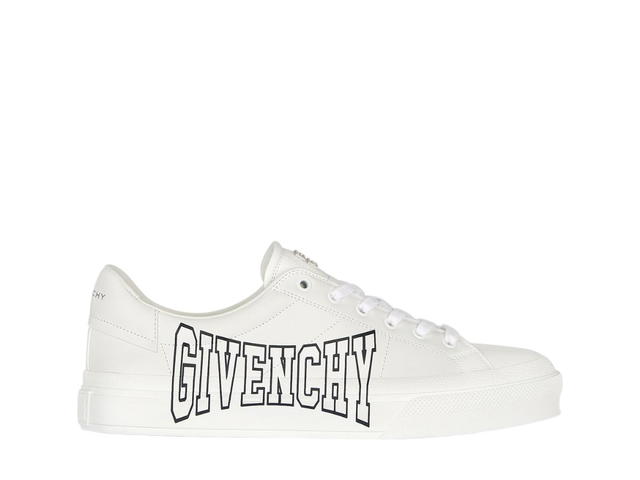 Givenchy Givenchy City Sport Sneakers In Leather White Beige - view 1