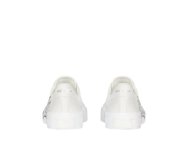 Givenchy Givenchy City Sport Sneakers In Leather White Beige - view 3