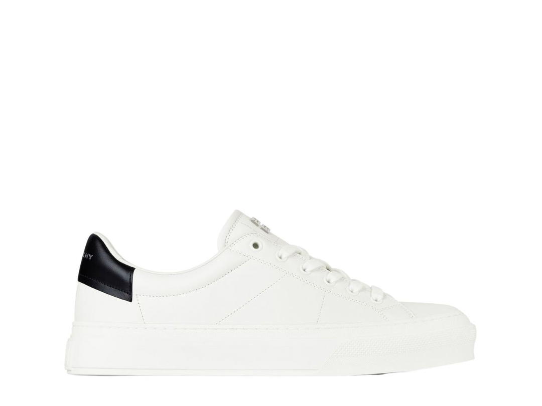 Givenchy Givenchy City Sport Sneakers In Leather White Black