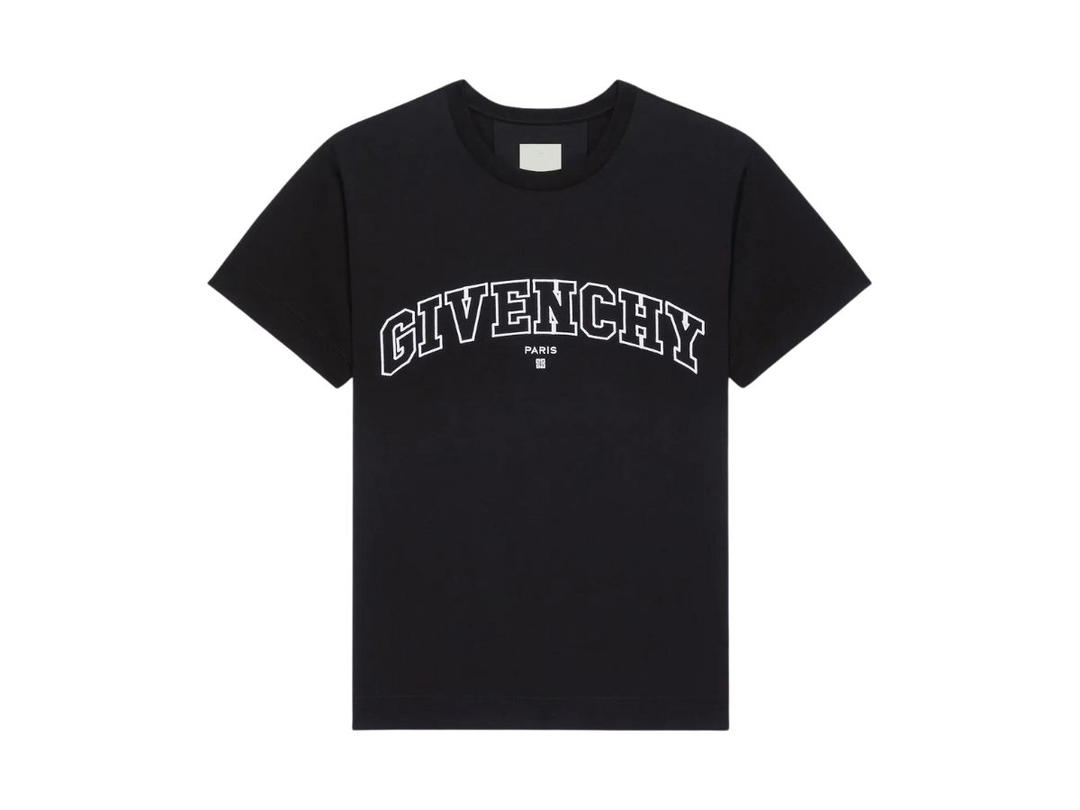 Givenchy Givenchy College T-Shirt In Cotton Black