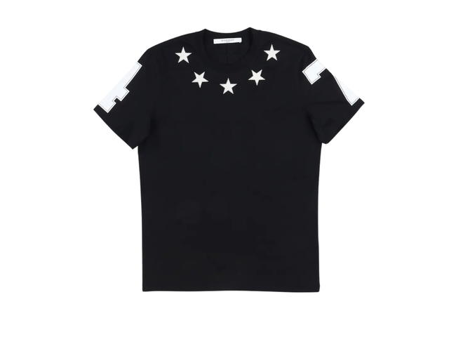 Givenchy Givenchy Felt Stars T-Shirt Black-White - view 1