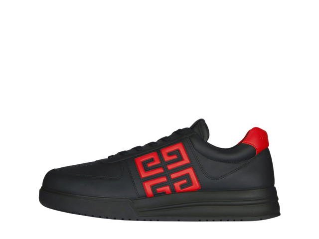 Givenchy Givenchy G4 Sneakers In Leather Black Red - view 2
