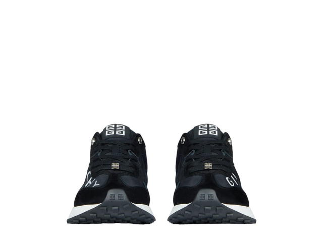 Givenchy Givenchy GIV Runner Shoes In Suede Leather And Nylon Black - view 3