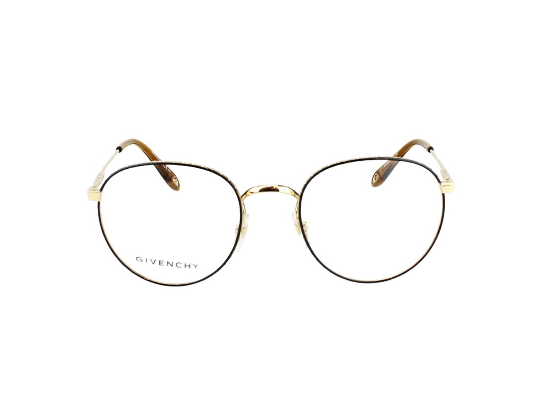 Givenchy Givenchy GV0072-RHL-51 Glasses In Gold Metal Frame-Havana Acetate With Mirror Lenses