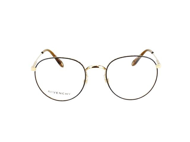 Givenchy Givenchy GV0072-RHL-51 Glasses In Gold Metal Frame-Havana Acetate With Mirror Lenses - view 1