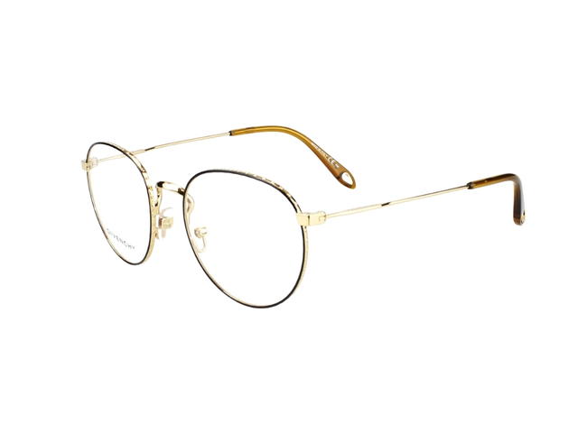 Givenchy Givenchy GV0072-RHL-51 Glasses In Gold Metal Frame-Havana Acetate With Mirror Lenses - view 4