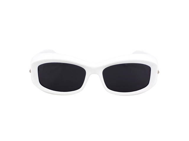 Givenchy Givenchy GV40044U-21A-56 Sunglasses In White Acetate Frame With Grey Lenses - view 2