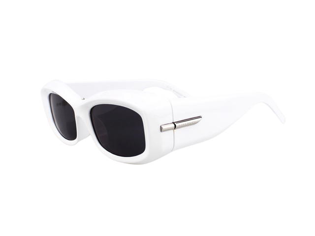 Givenchy Givenchy GV40044U-21A-56 Sunglasses In White Acetate Frame With Grey Lenses - view 4