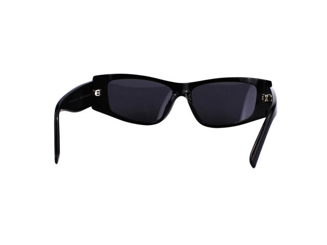 Givenchy Givenchy GV40048F-01A-56 Sunglasses In Black Acetate Frame-4G Silver Detail With Grey Lenses - view 5