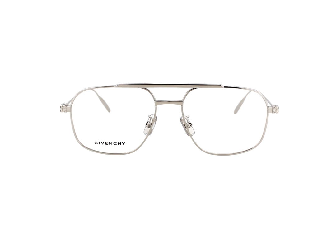 Givenchy Givenchy GV50038U-016-55 Glasses In Silver Metal Frame-4G Detail With Mirror Lenses