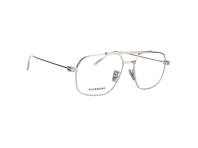 Givenchy Givenchy GV50038U-016-55 Glasses In Silver Metal Frame-4G Detail With Mirror Lenses - view 3