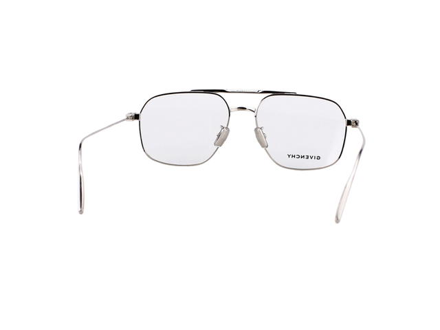 Givenchy Givenchy GV50038U-016-55 Glasses In Silver Metal Frame-4G Detail With Mirror Lenses - view 5